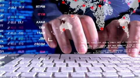 International Trading  Video stock 163047435