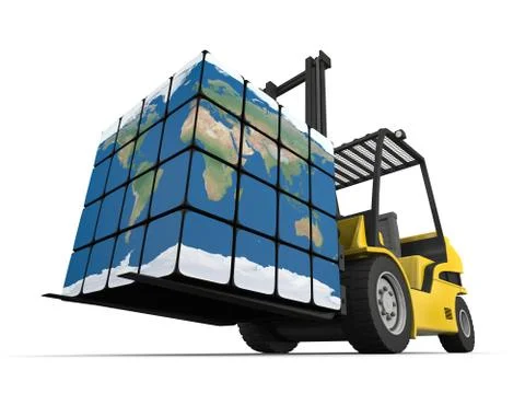International transportation Illustrazione stock