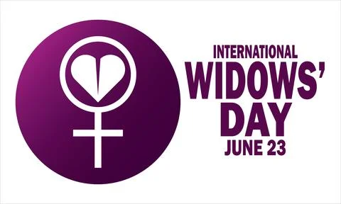 International Widows Day Stock-Illustration