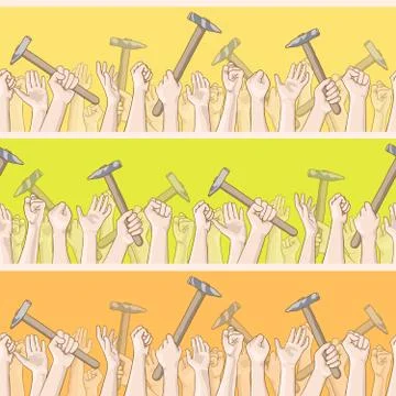International Workers Day Stock Illustration