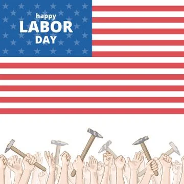 International Workers Day Stock Illustration