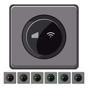 Internet 5g modem cartoon vector graphic Stock Illustration