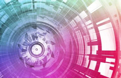 Internet abstract Stock Illustration