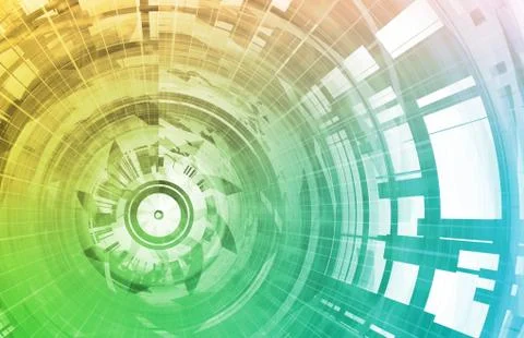 Internet abstract Stock Illustration