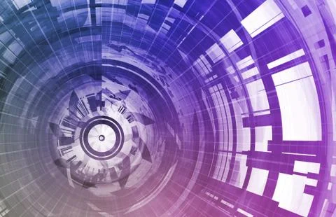 Internet abstract Stock Illustration