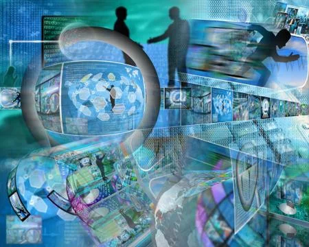 Internet abstract 스톡 일러스트