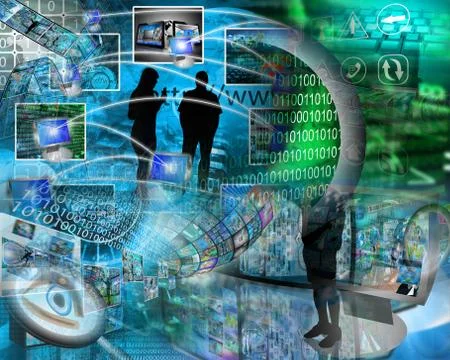 Internet abstract イラスト素材