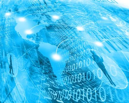 Internet Abstract Stock Illustration