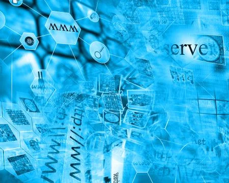 Internet abstract Stock Illustration