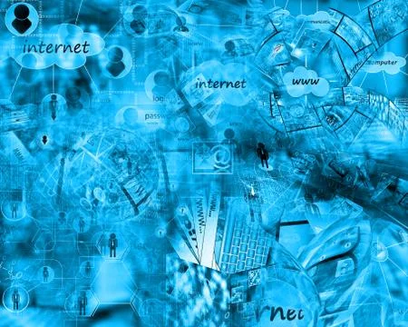 Internet Abstract Stock Illustration