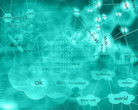 Internet Abstract Stock Illustration