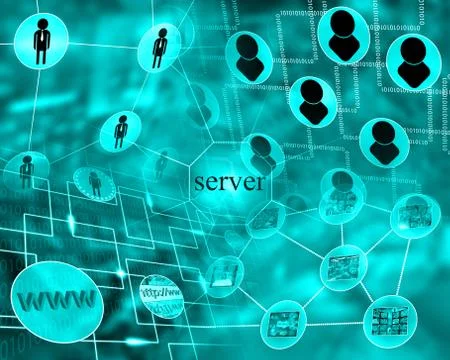 Internet Abstract Stock Illustration