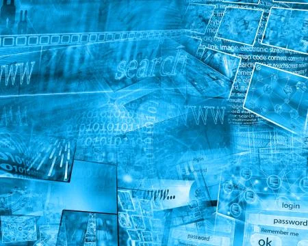 Internet Abstract Stock Illustration