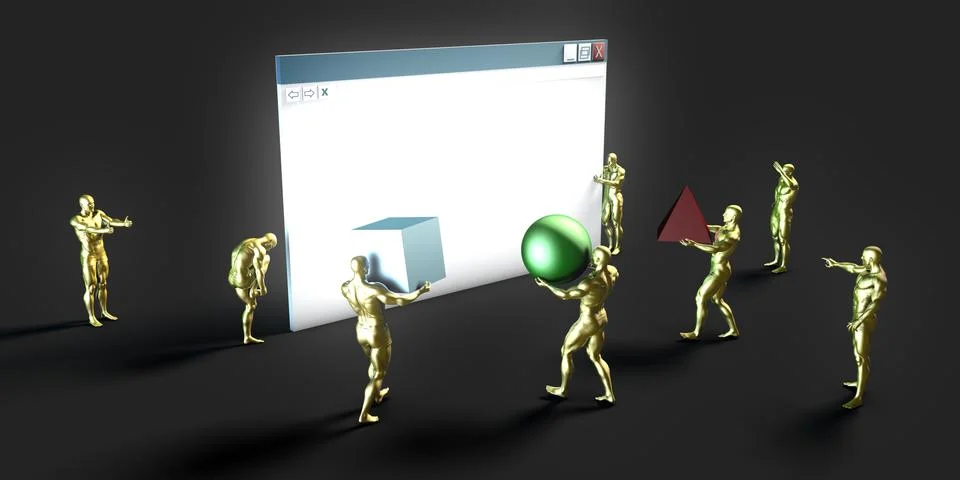 Internet Abstract Stock Illustration