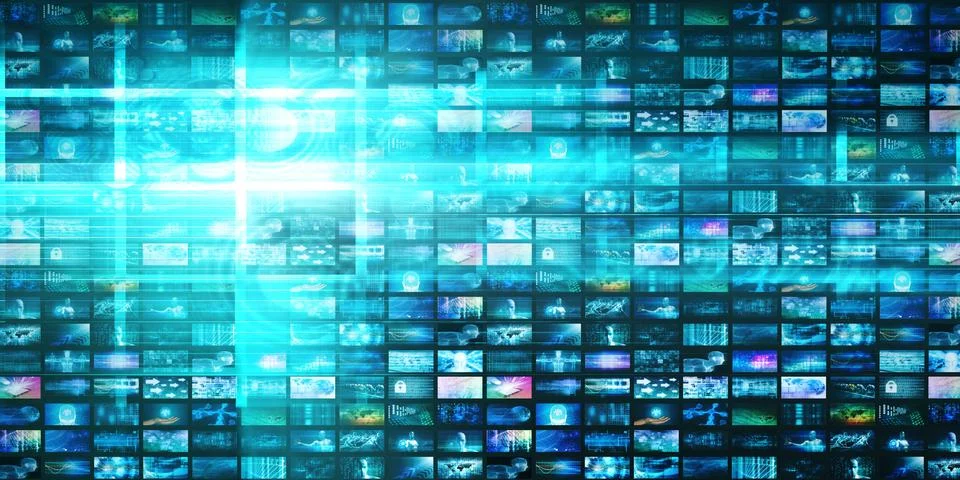 Internet Abstract Stock Illustration