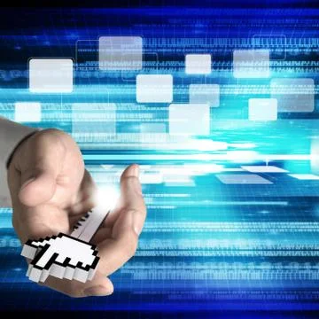 Internet access concept Stock Illustration