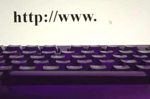 Internet address conception Stock Photos