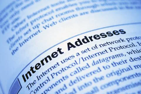 Internet address Stock Photos