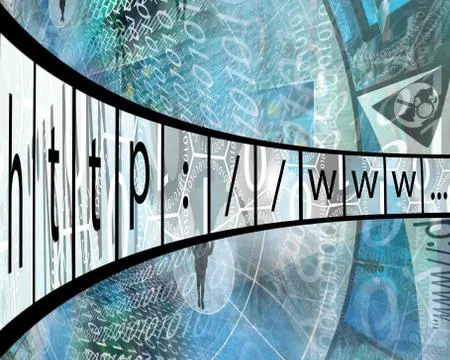 Internet adress Stock-Illustration