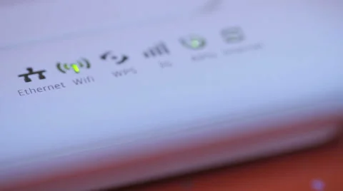 Internet ADSL router Video stock 55512081