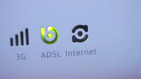 Internet ADSL router Video stock 55515318