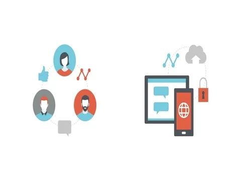 Internet and communications Stock Footage 81430399