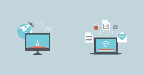 Internet and communications Stock Footage 81698073