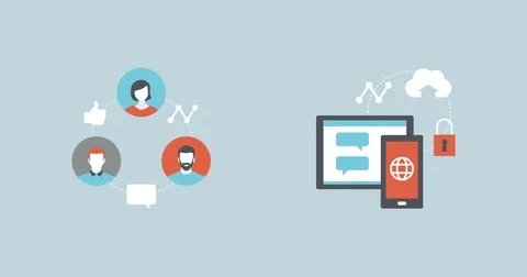 Internet and communications Stock Footage 81699551