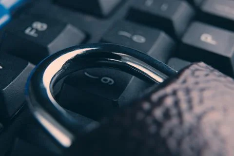 Internet and computer security concept. Stock Photos