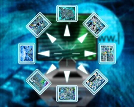 Internet and high-tech イラスト素材