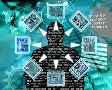 Internet and high-tech Stockillustratie