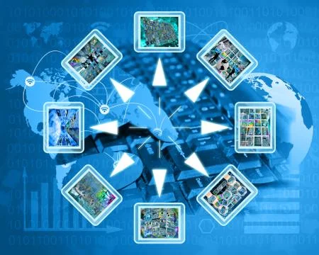 Internet and high-tech イラスト素材