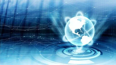  Internet and information technology conceptInternet and information techn... Foto stock
