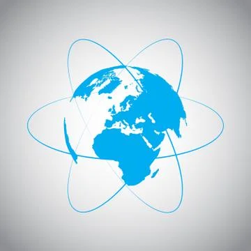 Internet and World vector symbol Stock Illustration