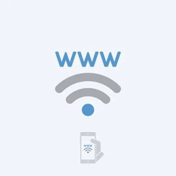 Internet area icon Ilustração Stock