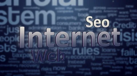 Internet background animation Stock Footage 50783519