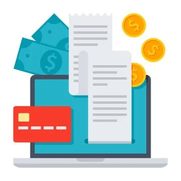 Internet Banking Concept Stock Illustration