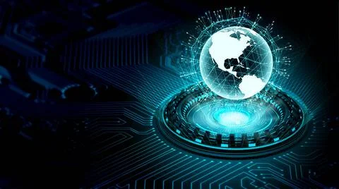  Internet big data and information technology concept Internet big data an... 写真素材