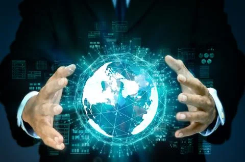 Internet big data concept Foto stock