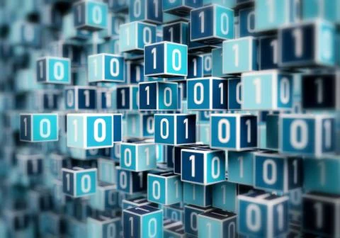 Internet Big Data Management Concept Stock Illustration