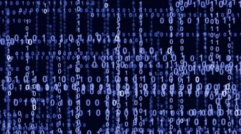 Internet binary data highway blue 10839 Stock Footage 16619236