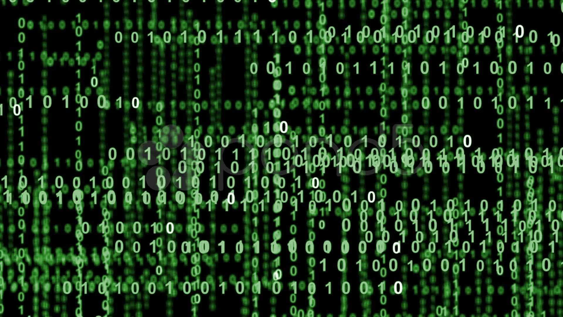 Internet Binary Data Highway Green 10844 Clip 18077967