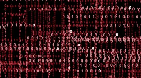 Internet binary data highway red 10854 Stock Footage 18184859