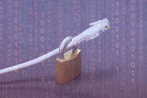 Internet blocking. Close-up. Stock Photos