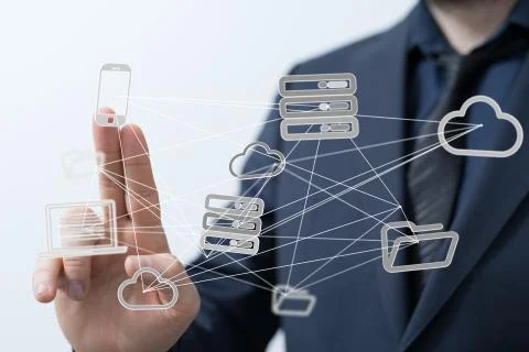 A Internet broadband and data streaming entertainment . Foto stock