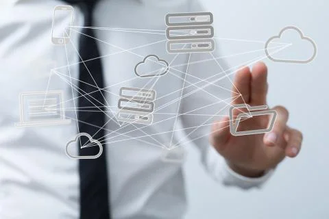 A Internet broadband and data streaming entertainment . Foto stock