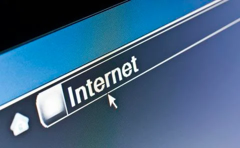 Internet browser concept Foto stock