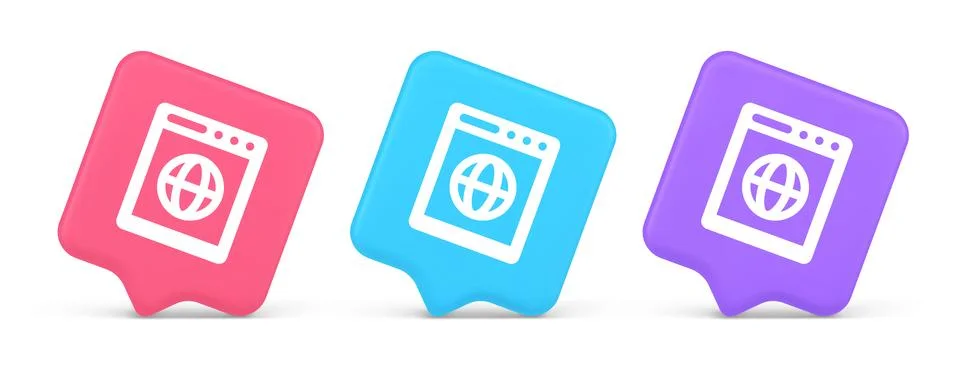 Internet browser global wireless connection button cyberspace virtual netwo.. 库存插图