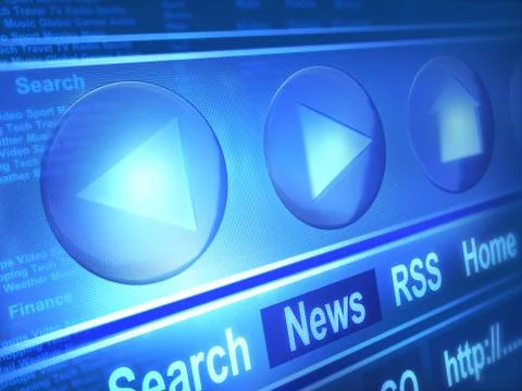 Internet browser Stock Illustration