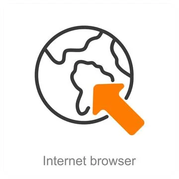Internet browser Stock Illustration